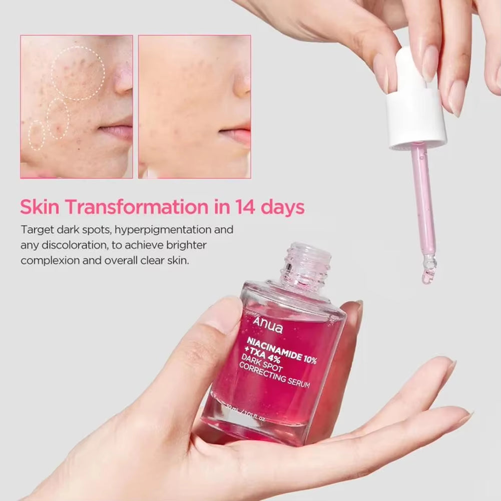 30 Ml Anua Dark Corrective Serum / 10% Niacin + 4% Tranamethylene Acid Lighten Dark Spots Acne Mark Pigmentation Even Skin Tone